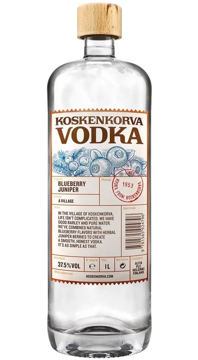 Koskenkorva Blueberry 37,5% 1l