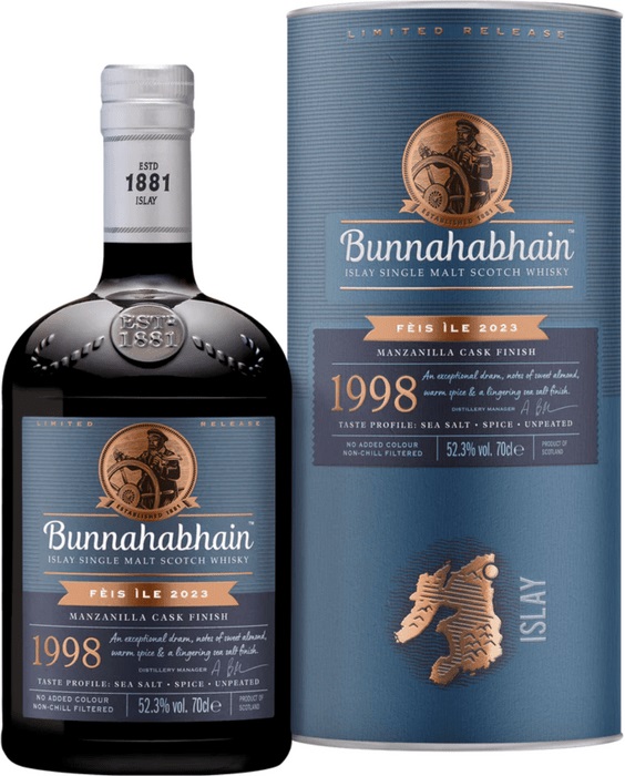 Bunnahabhain Manzanilla Cask 1998 52,3% 0,7l
