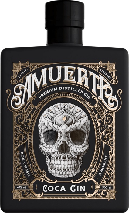 Amuerte Coca Leaf Gin Black Edition 43% 0,7l
