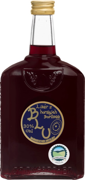 Bairnsfather Blu likér 30% 0,5l