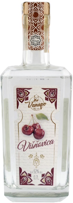 Vanapo Pravá Poctivá Višňovica 52% 0,7l