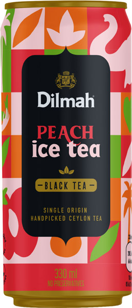Dilmah Black Ice Tea Peach 0,33l
