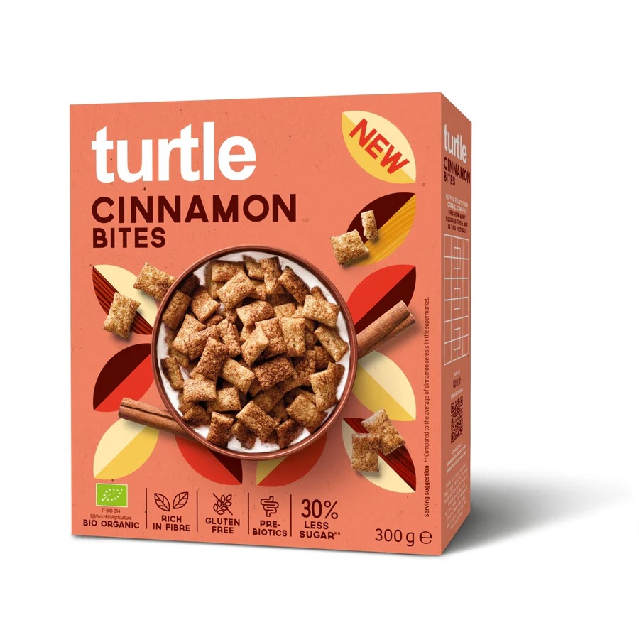 TURTLE Cinnamon Bites Bio Gluten free 300g