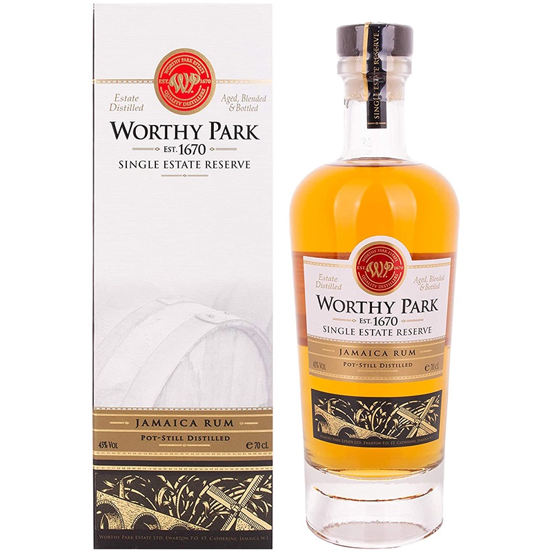 Worthy Park Single Estate Reserve, GIFT 45% 0,7l