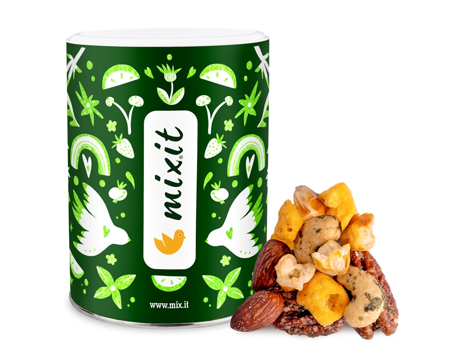 Mixit Crunchy mix - Syr, crunchy corn a oriešky s medvedím cesnakom 300g