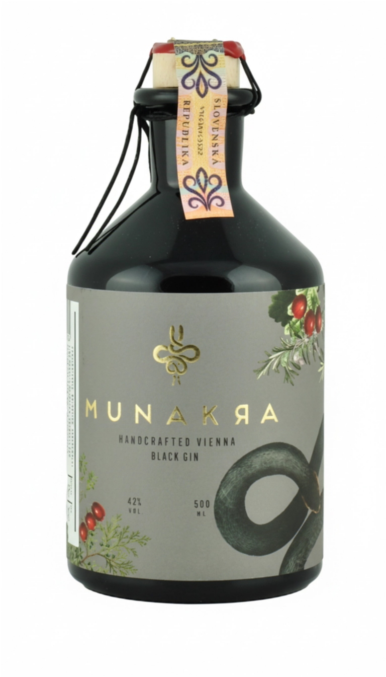 Munakra Black Gin 42% 0,5l