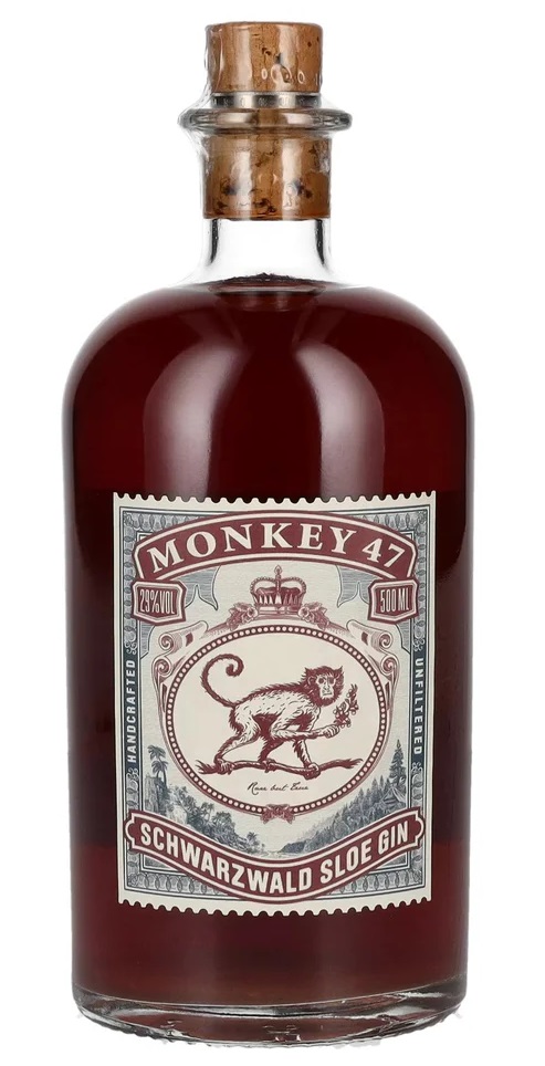 E-shop Monkey 47 Rare but True Schwarzwald Sloe Gin 29% 0,5l