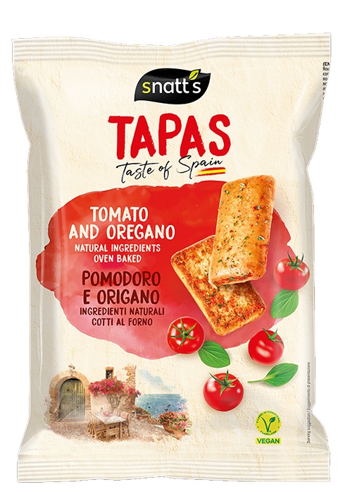 Snatt’s TAPAS chlebíčky - paradajky, oregano 120g