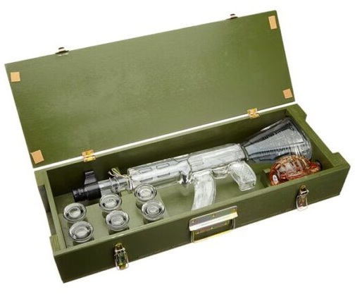 E-shop Red Army Samopal + Granát + 6 pohárikov (set) 40% 1,2l