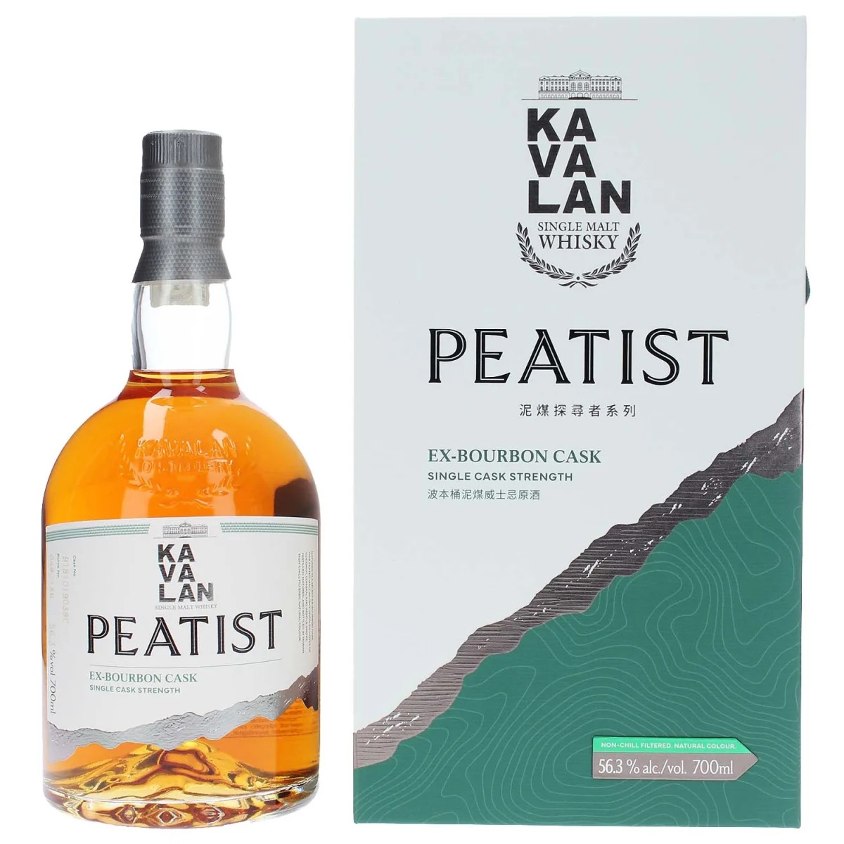 E-shop Kavalan Peatist Ex-Bourbon Cask 54,8% 0,7l