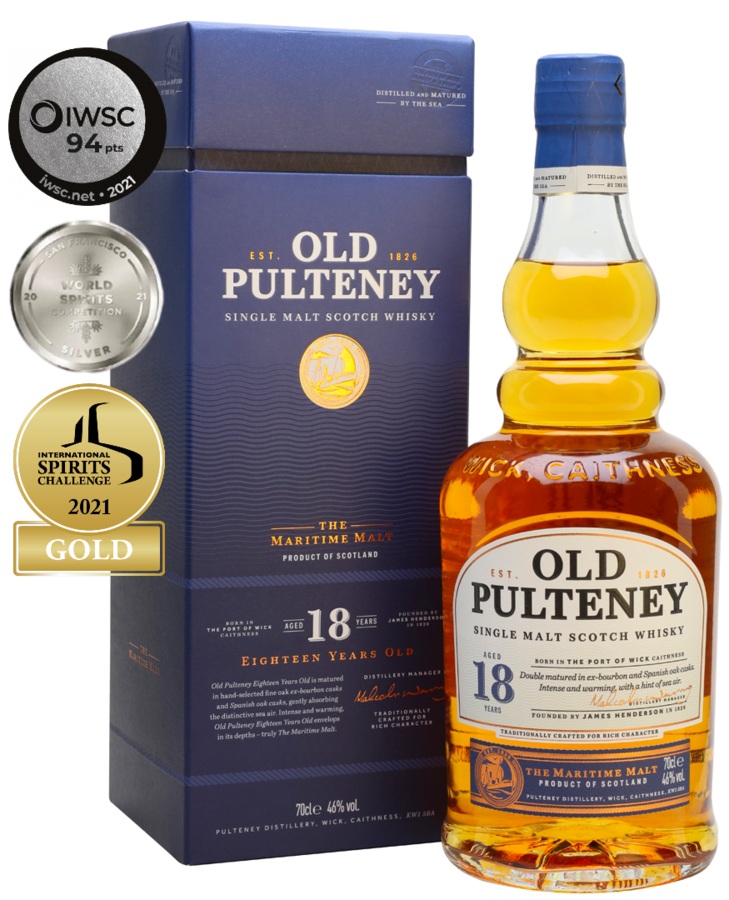 E-shop Old Pulteney 18YO 46% 0,7l