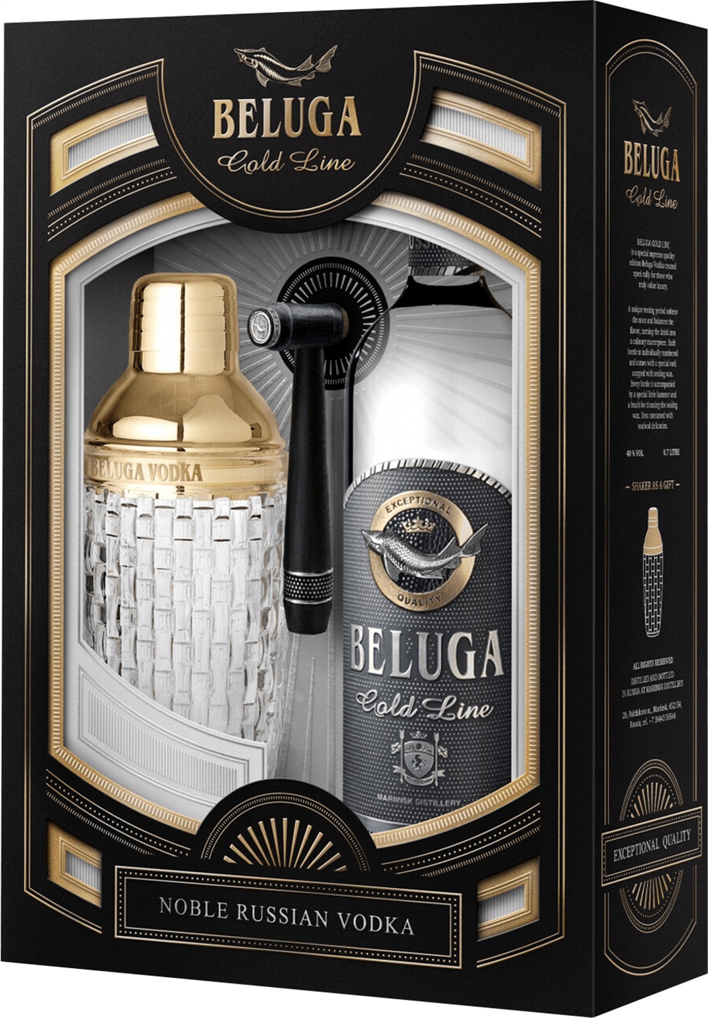 E-shop Beluga Gold Line + shaker 40% 0,7l