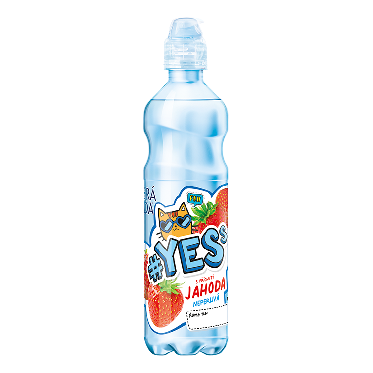 E-shop Mattoni YESs jahoda neperlivá 0,5l PET