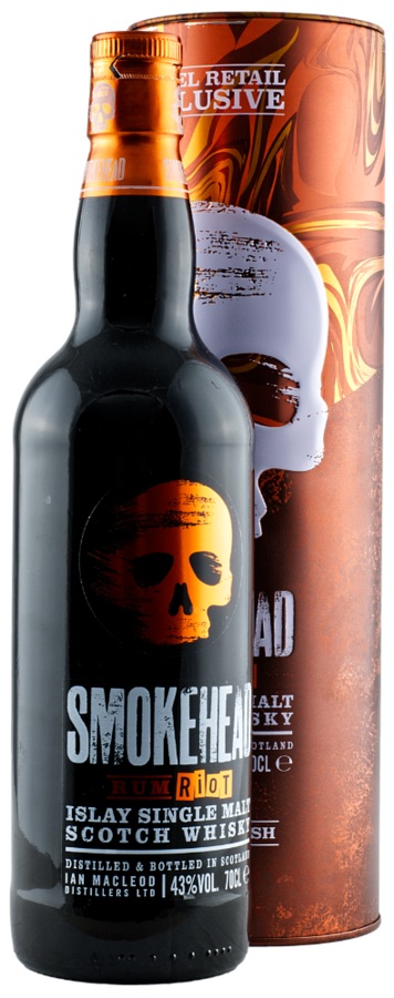 E-shop Smokehead Riot Rum Cask Finish 43% 0,7l