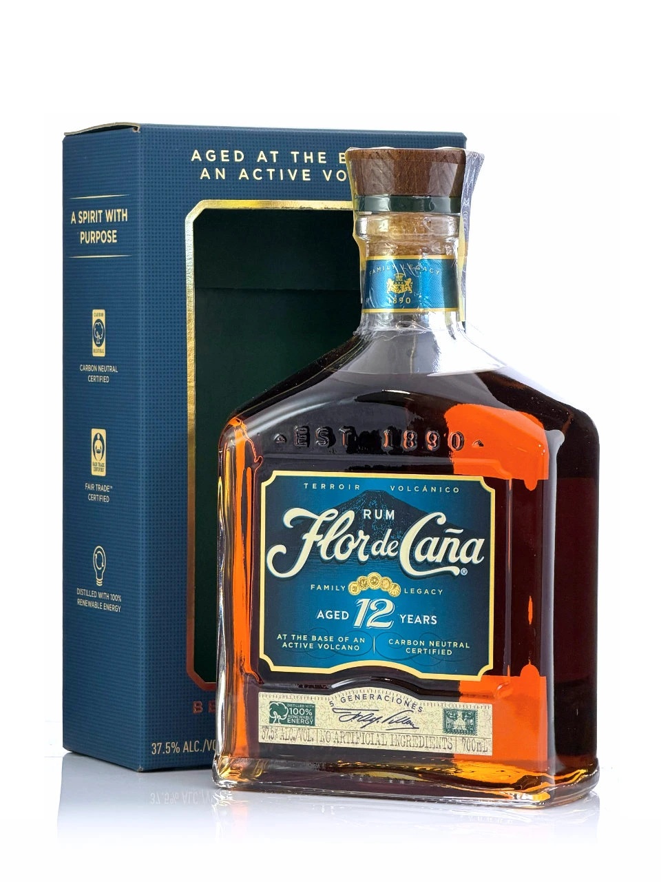 E-shop Flor de Caña 12YO 37,5% 0,7l