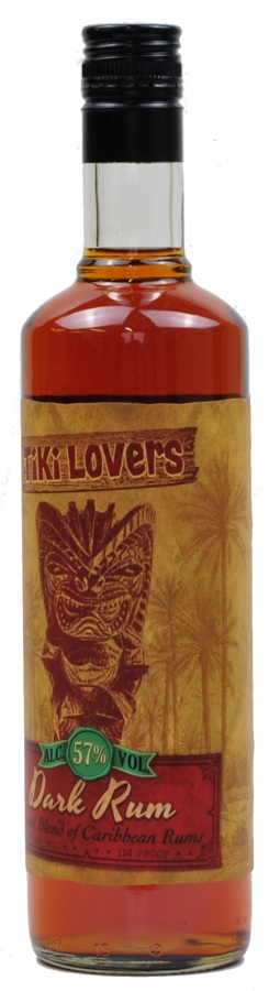E-shop Tiki Lovers Dark Rum 57% 0,7l