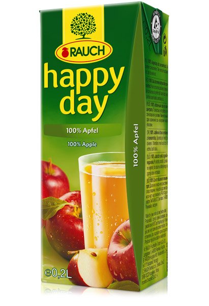 E-shop Happy day šťava jablko 100% 0,2l