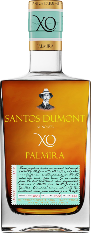 Santos Dumont XO Palmira 40% 0,7 l (čistá fľaša)