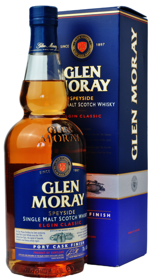 Glen Moray Elgin Classic Port Cask Finish 40% 0,7 l (kartón)