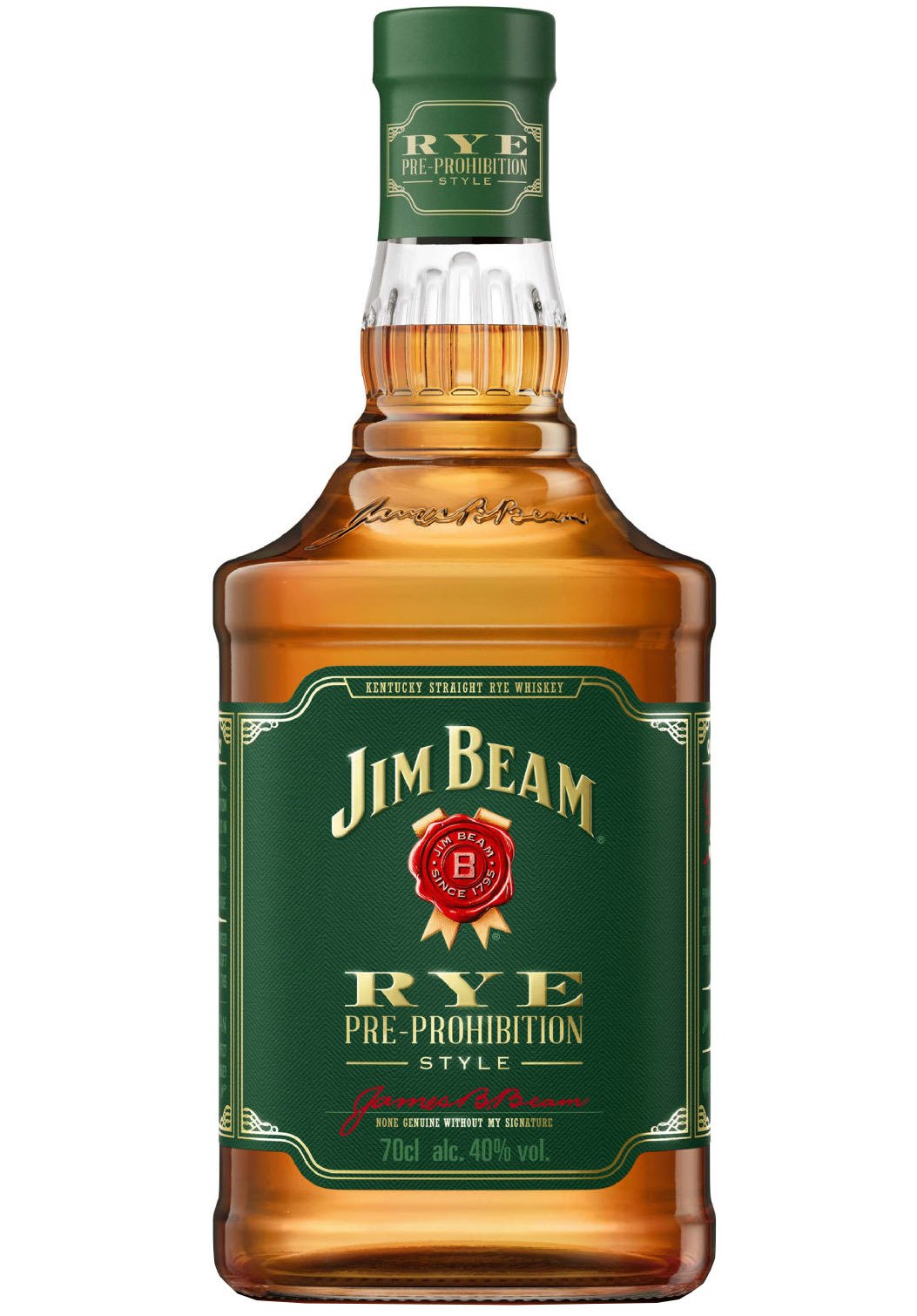 Jim Beam Rye 40% 0,7 l (čistá fľaša)