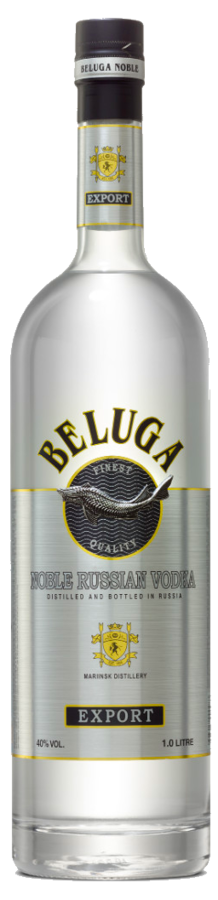 Beluga 40% 1 l (čistá fľaša)