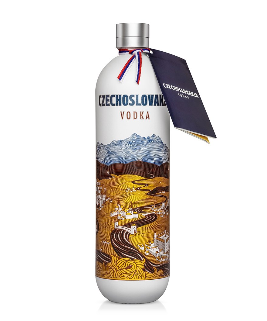 Czechoslovakia Vodka 40% 0,7 l (čistá fľaša)