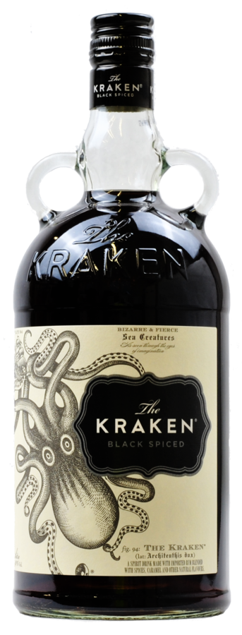 Kraken Black Spiced Rum 40% 0,7 l (čistá fľaša)