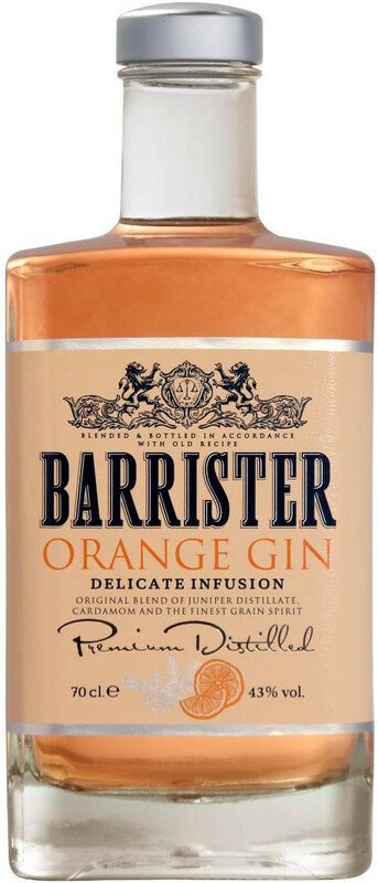 Barrister Orange Gin, 40 %, 0.7l