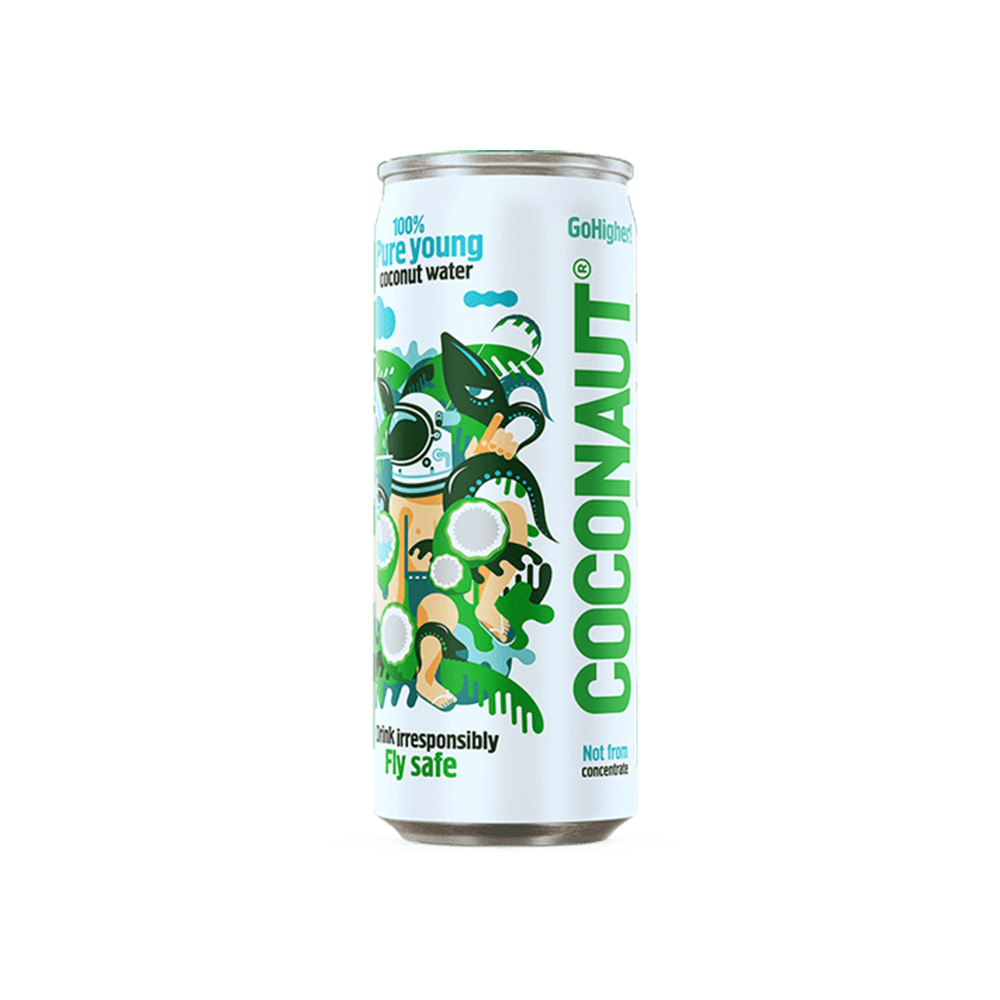 Coconaut GoHigher! 100 % kokosová voda 12x320 ml