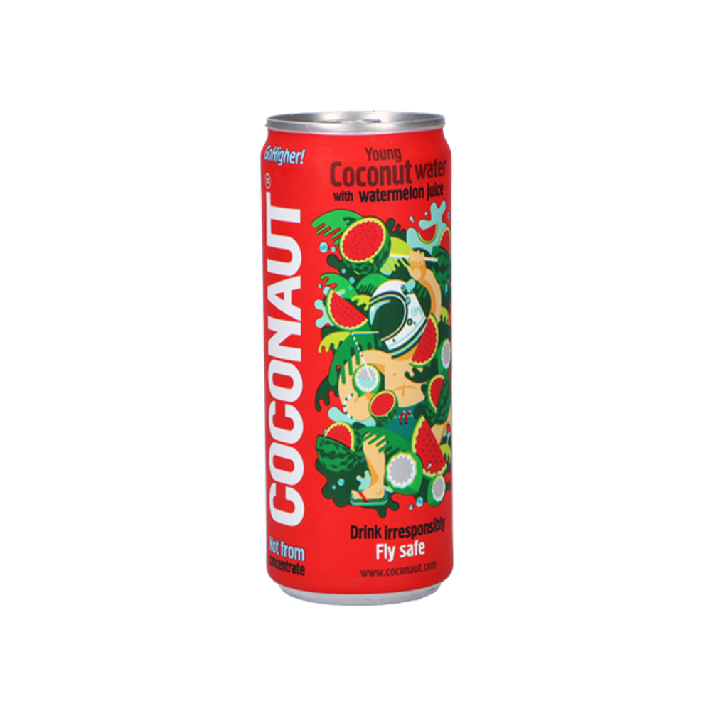 Coconaut GoHigher! 100 % kokosová voda s melónom 12x320 ml
