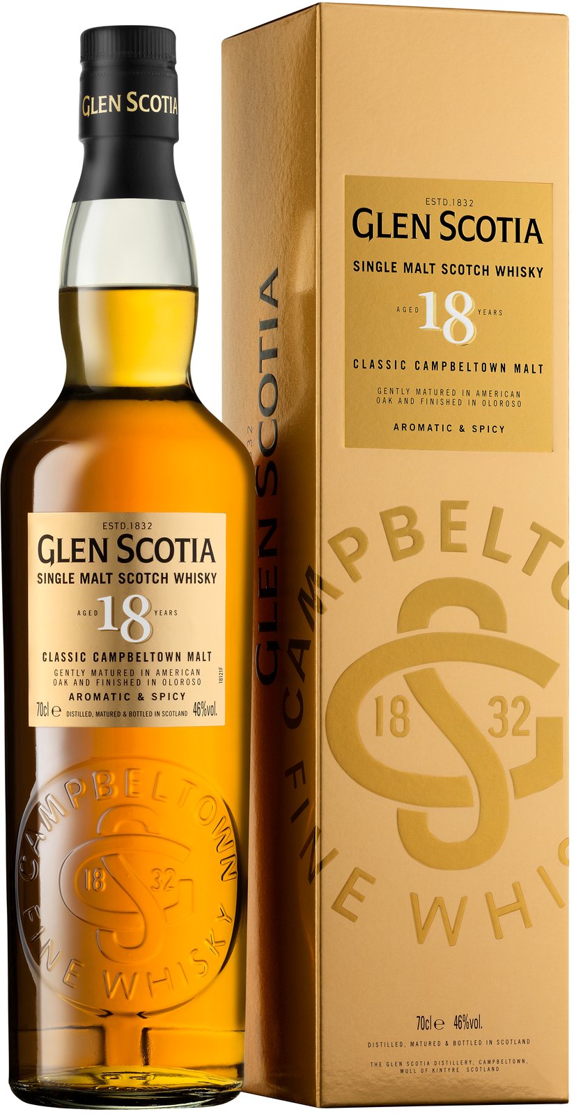 Glen Scotia 18y 46% 0,7 l (kazeta)