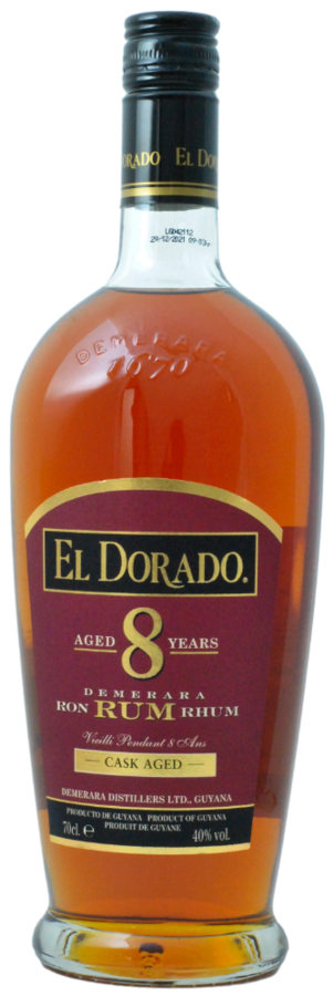 El Dorado 8y 40% 0,7 l (kartón)