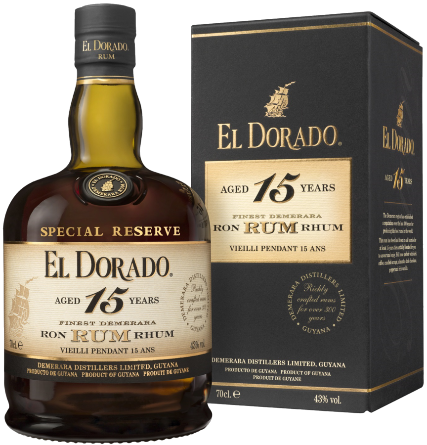 El Dorado 15y 43% 0,7 l (kartón)