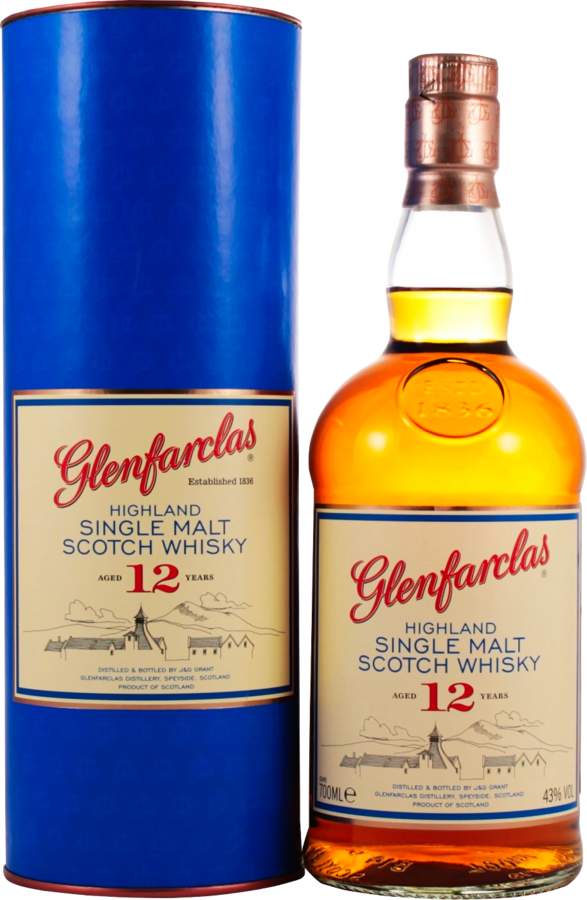 Glenfarclas 12y 43% 0,7 l (tuba)
