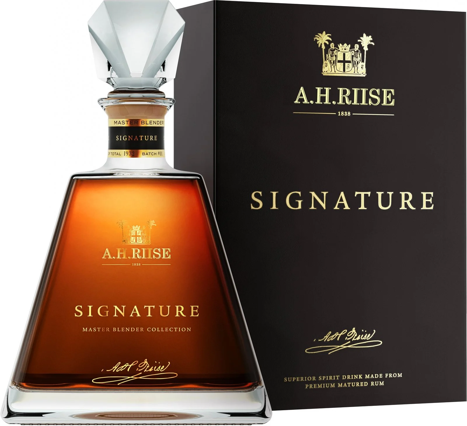 A.H. Riise Signature 43,9% 0,7 l (kazeta)