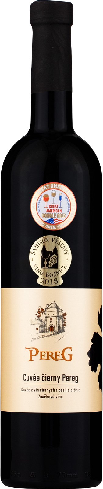 Pereg Cuvée čierny 10,5% 0,75 l (čistá fľaša)