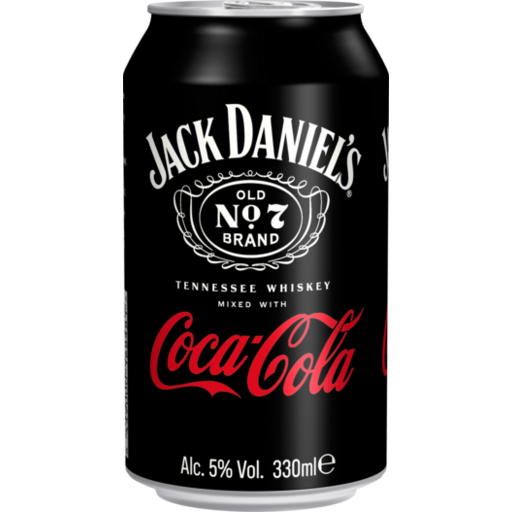 Jack Daniel's Jack Daniel’s & Cola 0,33l 5% Plech x6