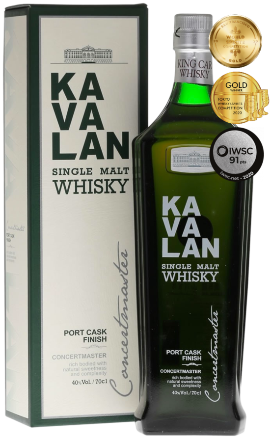 Kavalan Concertmaster Port Cask Finish 40% 0,7l
