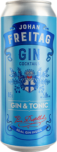 Johan Freitag Gin & Tonic 5% 0,5l Plech x6 (vrátane zálohy)
