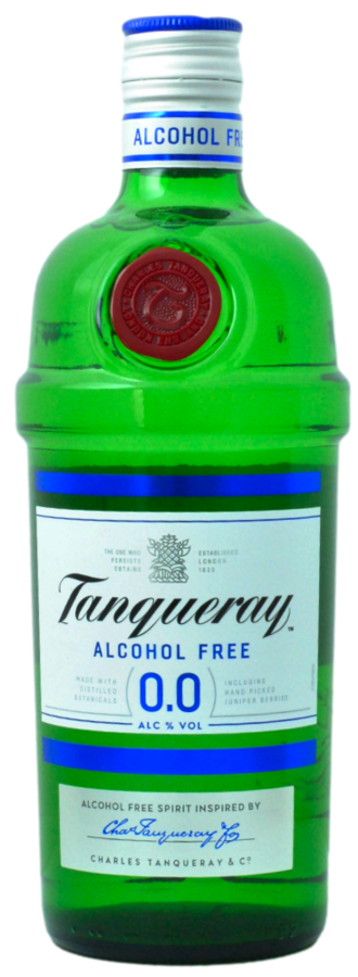 Tanqueray 0,0% Alcohol FREE 0,7 l (čistá fľaša)