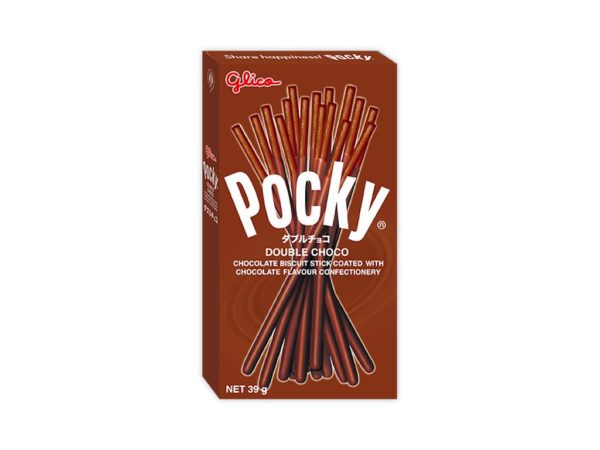 Pocky tyčinky Double Chocolate 47 g