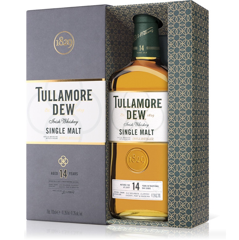 Tullamore Dew 14y 41,3% 0,7 l (kartón)