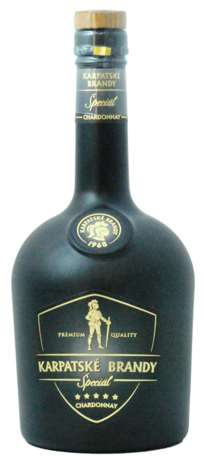 Karpatské Brandy Špeciál Chardonnay V.S.O.P. 42% 0,7 l (čistá fľaša)