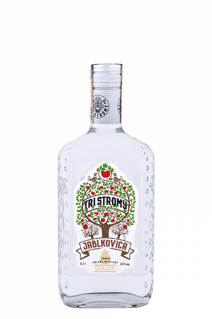 Tri stromy Jablkovica 42% 0,7 l (čistá fľaša)