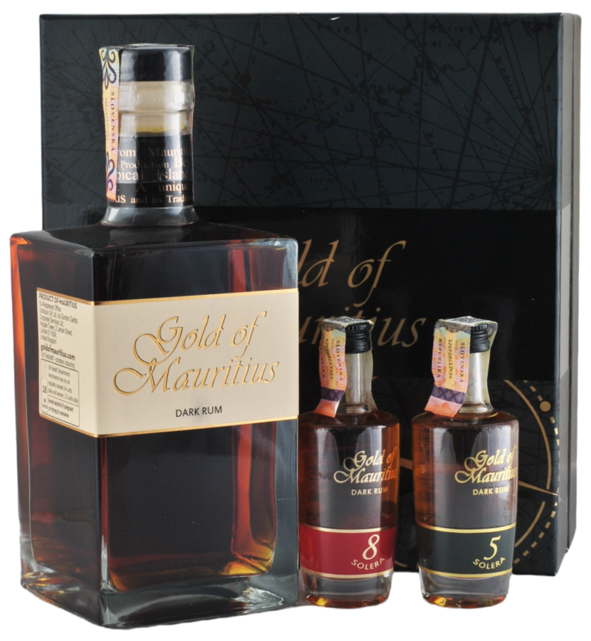 Gold of Mauritius (set) 40% 0,8l