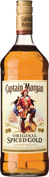 Captain Morgan Spiced Gold 35% 1 l (čistá fľaša)