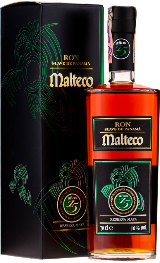 Malteco Ron Reserva maya 15y 40% 0,7 l (kartón)