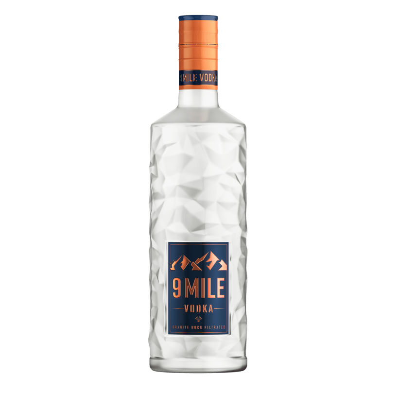 9 Mile Vodka 37,5% 0,7 l (čistá fľaša)