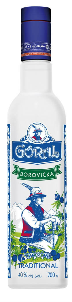 Goral Borovička Traditional 40% 0,7 l (čistá fľaša)