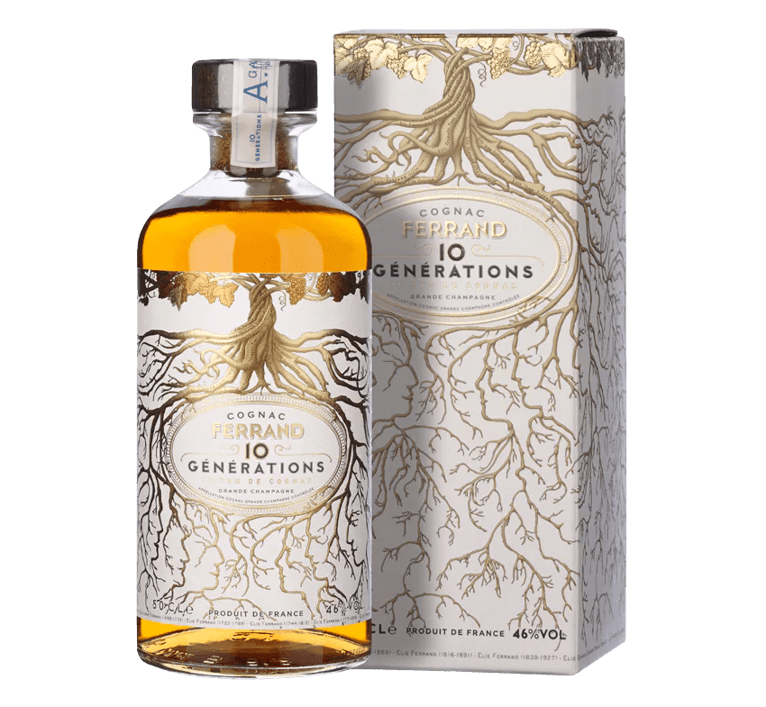 Ferrand Cognac 10 Générations, 46%, 0,5l, GIFT